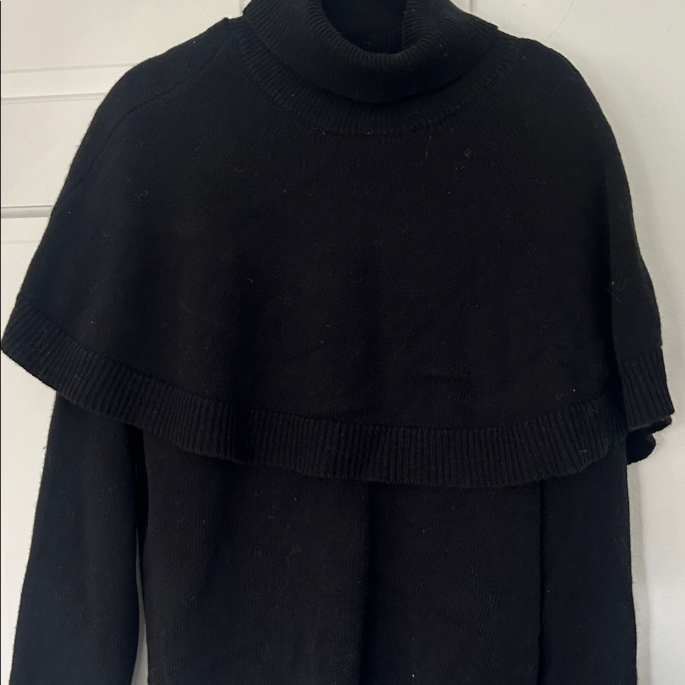 EUC Kate Spade Black Cashmere Wool Loriot Sweater *See Measurements* No size tag - Picture 4 of 5